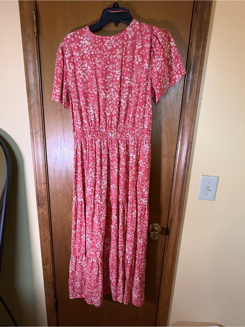 Knox Rose Rose Pink Floral Wrap Maxi Dress - Picture 6 of 6